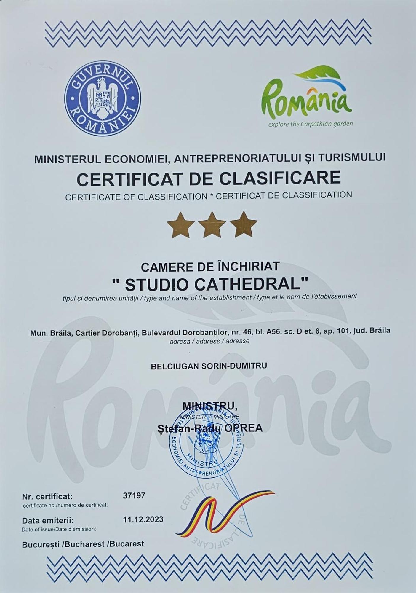 Studio Cathedral Brăila Eksteriør bilde